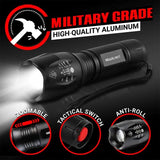 🔦 Linterna recargableGearLight Linterna táctica LED S1000 [2 unidades] – Lúmenes altos, Zoomable, 5 modos, luz resistente al agua – Accesorios de camping, equipo al aire libre, linternas de emergencia