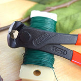 ▶ KNIPEX  Pinzas de corte final, rojo y plateado