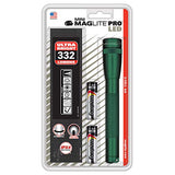 ▶ MAGLITE  Mini linterna LED verde de 332 lúmenes AA