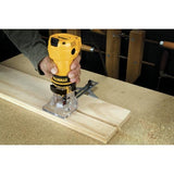 Dewalt DWE6000 Rebajadora de una velocidad para laminado, 4.5 amperios, 1/4" (6.3 cm)