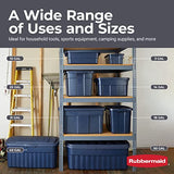 Rubbermaid Roughneck - Bolsas de almacenamiento de 3 galones, contenedores apilables duraderos, ideales para artículos fuera de temporada, pequeñas necesidades de almacenamiento y más, paquete de 6