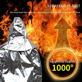 YILEFU Traje Protección contra Incendios Uniforme Bombero Ropa Soldadura para Mujeres Hombres Traje Resistente Fuego,1000°-170-180cm