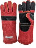 ▶ Guantes de soldador magnéticos de 40,64 cm de protección de escudo del antebrazo, doble capa de hilos de Kevlar fuertes, ignífugos, 1 par.
