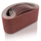 ▶ Correas de lijado de 3 x 18 pulgadas, 21 paquetes de papel de lija de óxido de aluminio (surtido de 3 unidades de cada uno de 40, 60, 80, 120, 180, 240, 320) para lijadora de carpintería