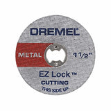 ▶ DREMEL - Ruedas de corte giratorias de 1 1/2 pulgadas, accesorios de corte de herramientas giratorias, perfectos para cortar chapa de metal y tubo de cobre, 12 piezas