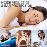 LaloLab - Tapones para los oídos para dormir | 2 tamaños cómodos y reutilizables con cancelación de ruido para dormir y ronquidos, viajes, trabajo, hasta 28 dB NRR | Estuche y caja de regalo | 2 pares, tamaño mediano y pequeño