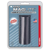 ▶ MAGLITE  Funda de piel para mini linternas AA Cell
