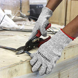 ▶ Guantes de Trabajo Anticorte  con Palma Poliuretano