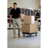 Rubbermaid Commercial Products - Carretilla Plegable Triple con Ruedas, Capacidad de 500 Libras, para mudanza/almacén/Oficina