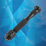 Juego de taladro de mano con tornillo de tornillo con 25 puntas torcidas, mini herramientas giratorias micro ideales para modelos y pasatiempo (negro)