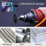 ▶ DREMEL - Paquete de 36 piezas HSS diamante hoja de sierra circular hoja de corte conjunto con 6 piezas Mandrels, discos de corte de resina, ruedas de corte de diamante, para dremel accesorios herramientas rotativas con 2 destornilladores