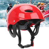 ▶ Casco de seguridad, Casco de seguridad de resina ABS, Casco de seguridad con forro de Eva altamente espumado, Color ligero y brillante, para hacer surf, Escalada, Rescate en el agua, Gorra de rafting