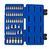 ▶ NEIKO Premium Master Combination Bit Socket Set | 45 Piece | SAE and MM | 1/4" and 3/8” Drive | Torx | Hex | External Torx | Screwdriver | S2 Steel Bits | Cr-V Steel Sockets