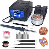▶ Digital Estaciones de Soldadura Temperatura Ajustable Interruptor de Soldadura de Hierro 110V DIY Herramienta de Soldadura Eléctrica