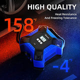 AstroAI Compresor de Aire 12V DC, Inflador de Llantas Neumaticos Electrico160 PSI con adaptador de corriente para coche, Apagado automático azul