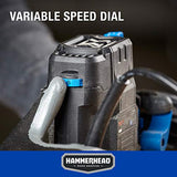 Hammerhead HAPR100 - Kit de enrutador de carpintería de velocidad variable de 10 amperios con guía paralela y adaptador de vacío
