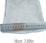 ▶ Guantes de Soldador Resistentes al Calor, Guantes de Soldador, Guantes de Cuero for soldar, Manoplas for soldadores/excelente Agarre/Camping/Cocina/jardinería