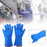▶  Guantes criogénicos Calientes, de -200 ℃ a -360 ℃ Resistentes a Bajas temperaturas Impermeables, Ligeros y Transpirables, para protección contra nitrógeno líquido a Prueba de frío