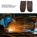 Mangas de soldador, resistencia al desgaste del manguito de trabajo A prueba de chispas para operación mecánica