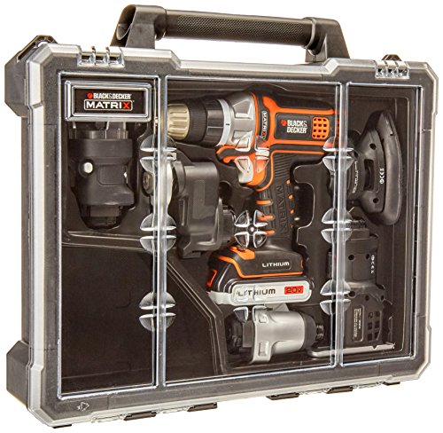 Juego de Herramientas MATRIX con 6 Accesorios BDCDMT1206KIBLACK+DECK