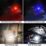 🔦 Linterna recargable Roadwiz Foco LED de mano recargable de 6000 lúmenes, linterna portátil superbrillante, foco de batería de mano, linterna LED de mano brillante, luz de trabajo USB de larga duración