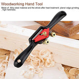 Herramientas Carpintería   9INCH/215MM Cepilladora manual para trabajar la madera Herramienta de cincel de borde de corte manual de madera ajustable con tornillo Herramientas de carpintero Cepillo Plano de borde de madera Afeit