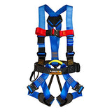 ▶ Fusion Climb Pro Backyard Zip Line Kit FK-A-HLT-19 Arnés con cordón, Color Negro