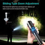 🔦 Linterna recargable Klarus EP9 Pro - Linterna LED con zoom, 1300 lúmenes, linterna recargable, USB C 2A de carga rápida, 4 modos + estroboscópico, IPX4 impermeable linterna de mano para el hogar, camping, al aire libre, emergencia