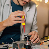 Juego de 26 Desarmadores Aislados de 1000V, Desarmadores Electrotécnico con Estuche, Destornillador con Hojas Intercambiables, Destornillador para Reparaciones Domésticas