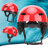 ▶ Casco de seguridad, Casco de seguridad de resina ABS, Casco de seguridad con forro de Eva altamente espumado, Color ligero y brillante, para hacer surf, Escalada, Rescate en el agua, Gorra de rafting