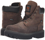 ▶ TIMBERLAND PRO Botas de trabajo industriales con cierre directo de acero de 6 pulgadas para hombre, impermeables, aisladas, Marrón, 7.5 US