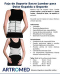▶ Cinturón de protección Lumbar , Cómoda y Transpirable, Doble Presurización Cinturón de Faja Ortopedica Lumbar con Correas de Compresión Ajustables, Adecuado para Aliviar el Dolor en la Espalda Baja y Ciática (Mediana)