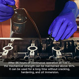 ▶ Guantes resistentes a los productos químicos  guantes industriales cortos de 28 cm de largo, revestimiento de PVC , guantes resistentes al agua reutilizables