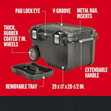 ▶ CRAFTSMAN Caja de Herramientas Rodante 73 Centímetros 90 Litros 24 Galones