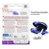 Alpine SleepDeep Tapones de Oídos para Dormir. Tapones de Dormir Ovalados 3D con Gel Supresor de Ruido. Filtros Suaves para Dormir de Lado. Reducen el Sonido de los Ronquidos. 1 Par Reutilizable