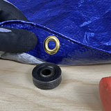 ▶ GENERAL TOOLS  Kit de ojales de 3/8"-1/2" – Ojales de latón macizo inoxidables para reparación de lonas, lienzos de refuerzo y anillos de tela