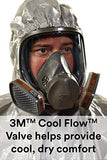 3M 6800 Respirador reutilizable, pieza frontal completa, mediano, 1 cada uno