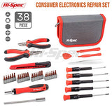 ▶ Juego Destornilladores de Precision de 38 Piezas. Kit de Herramientas Electronica para Apertura, Reparación, y Bricolaje de Dispositivos Electronicos. Computadora, PC, Telefono, Movil, y Mas. Hi-Spec