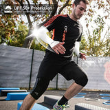 Achiou - 3 pares de mangas de compresión para el sol, protección UV para hombres y mujeres, bloqueador solar de verano, ciclismo, conducción, golf, correr, 3 pares