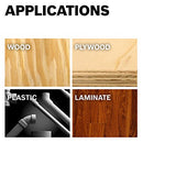 ▶ BOSCH Broca fresadora para bisagras (1/2 x 3/4 pulgadas) Bosch 85249M -