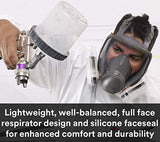 3M 6800 Respirador reutilizable, pieza frontal completa, mediano, 1 cada uno