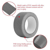 ▶ Cinta antideslizante , Cinta Antideslizante para Peldaños de Escalera, para Decoración y Advertencia - Pisada para Escaleras, Escalones, Interiores, Exteriores(Gris)