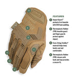 ▶ Guantes de trabajo  Mechanix Wear M-Pact táctico Coyote