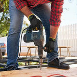 ▶ Guantes de jardinería DE trabajo utilitarios para hombres, guantes de jardinería, guantes de mecánica finos, guantes ligeros para pantalla táctil, color negro medio