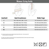 ▶ Guantes de jardinería  de Cuero de Cabra Para Mujer (Talla L/G, Azul, GA7454)