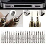 PUBUNUS 25 en 1 Juego de Destornilladores, Mini Set de Destornilladores de Precisión Electrónica Herramientas Kit de Reparación para Teléfono Celular, Reloj, PC, Computadora Portátil, Cámara Digital (25 en 1)