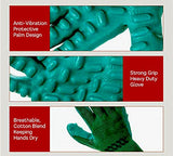 ▶ Guantes antivibración Guante de látex de goma que absorbe las vibraciones, antiimpacto, antivibración,