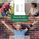 Wahopy Codera de compresión, férula extraíble y correa de apoyo estable para codo de tenista, codo de golf, tendinitis, nervio cubital, dolor de síndrome de túnel cubital, para hombres y mujeres, dormir y uso diario