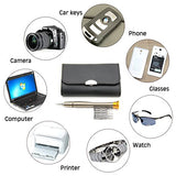 PUBUNUS 25 en 1 Juego de Destornilladores, Mini Set de Destornilladores de Precisión Electrónica Herramientas Kit de Reparación para Teléfono Celular, Reloj, PC, Computadora Portátil, Cámara Digital (25 en 1)