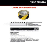 ▶ Cinta antideslizanteCinta Antiderrapante, color Amarillo/Negro